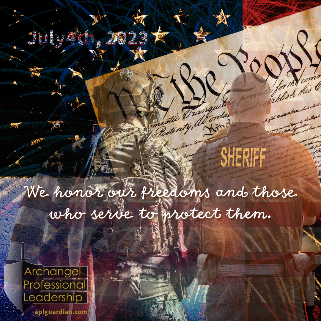 We honor our freedoms and those who serve to protect them.