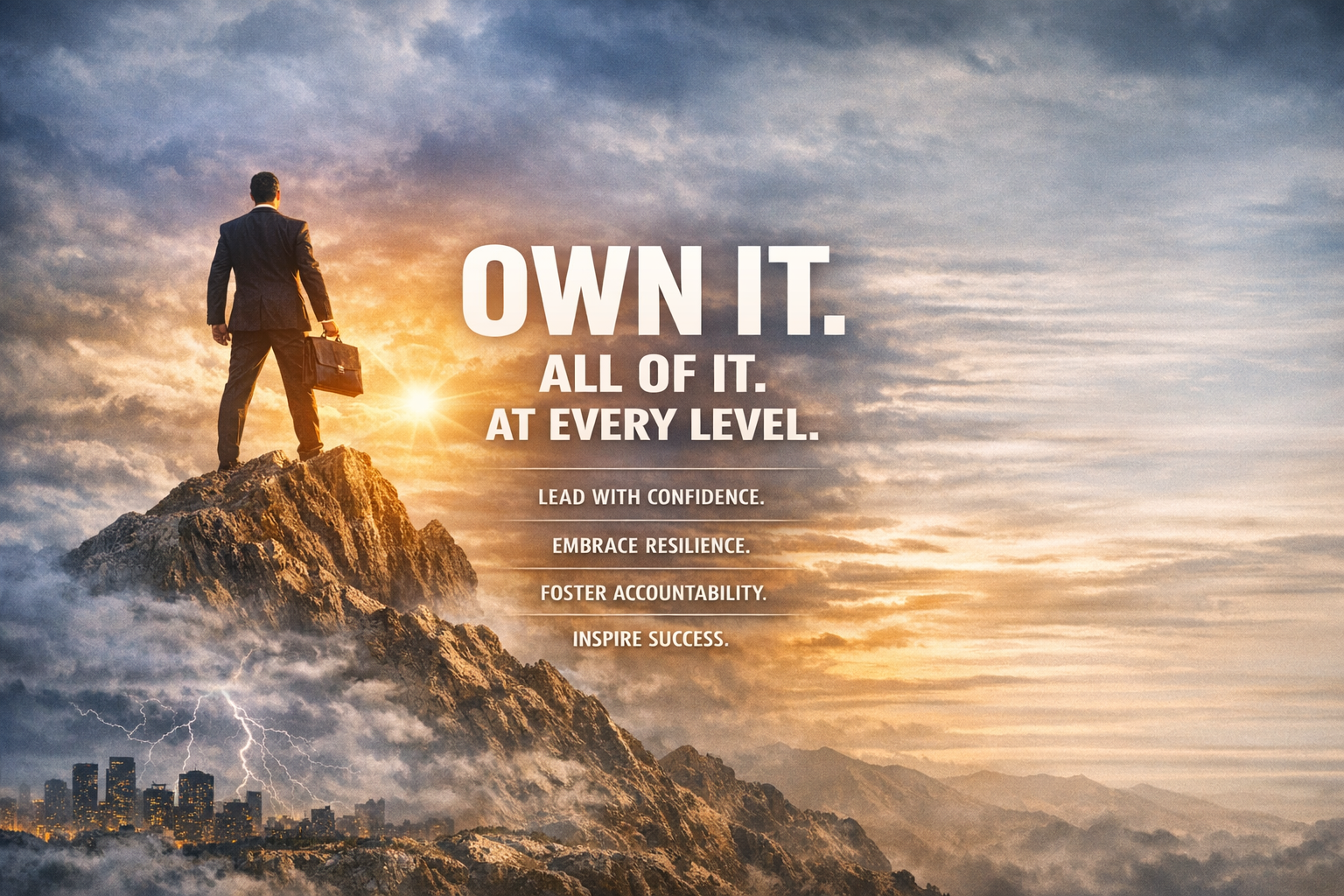 Own It. All of it. At every level.